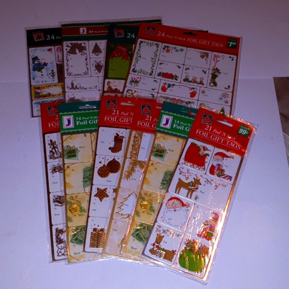 10 packs of Christmas Gift Tags